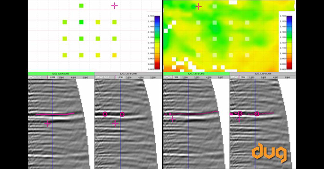 createing gather horizons in DUG Insight