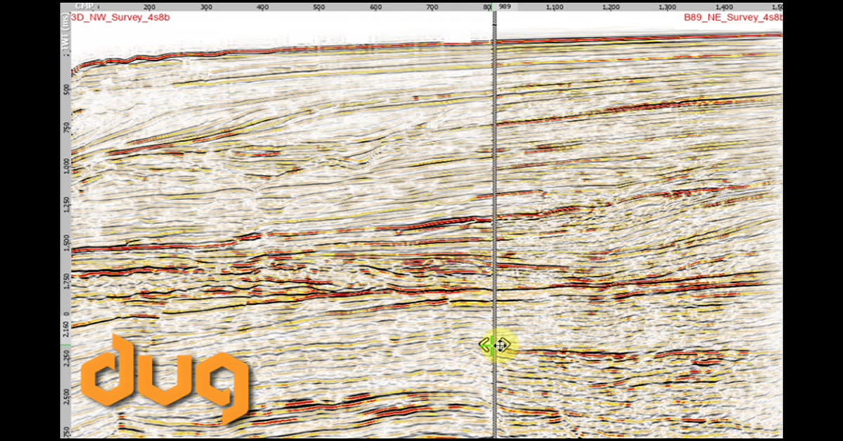 DUG Insight: comparing different attributes, vintages or reprocessed data.