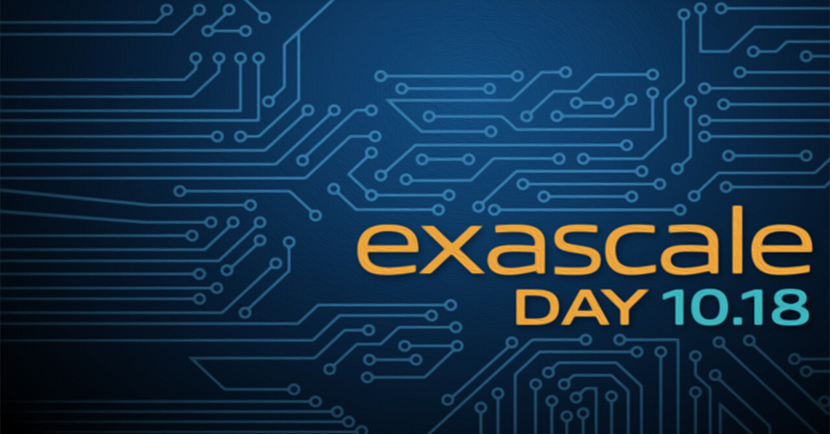 Behold, the power of exascale computing!