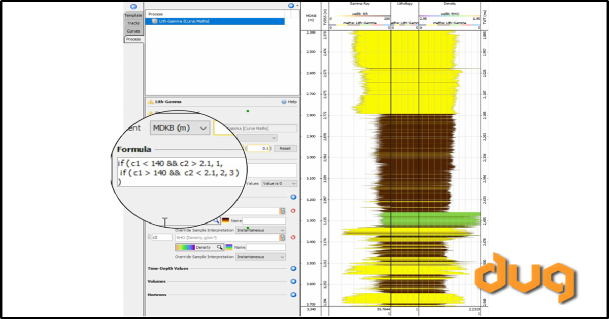 DUG Insight: Building lithology logs.