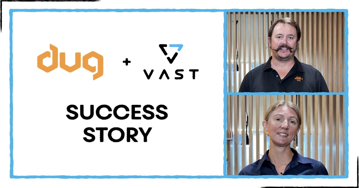 DUG and VAST Data unlock speed, scale and simplicity to power HPCaaS.