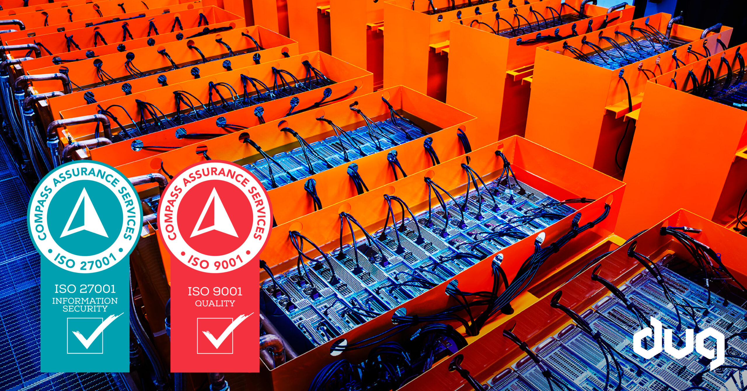 DUG extends commitment to quality with ISO 9001 and ISO 27001 certifications